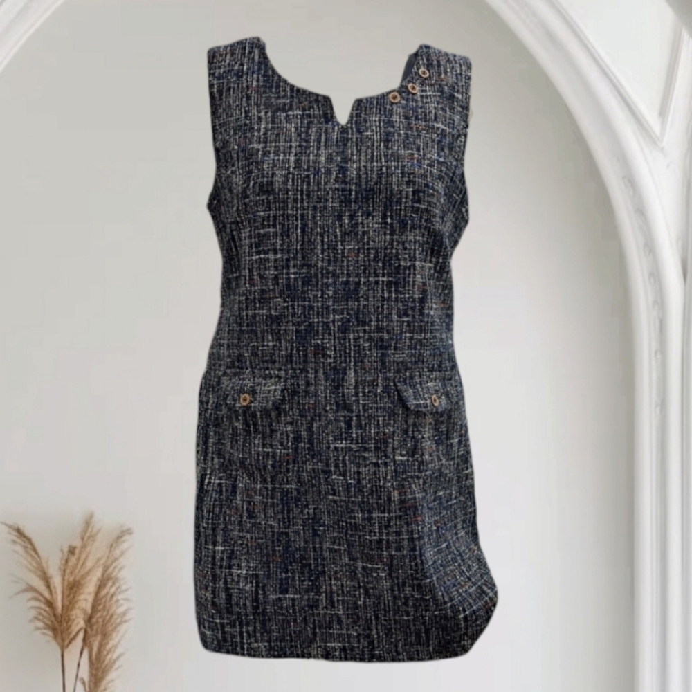 Sheath Dress Sleeveless Scoop Neck Casual